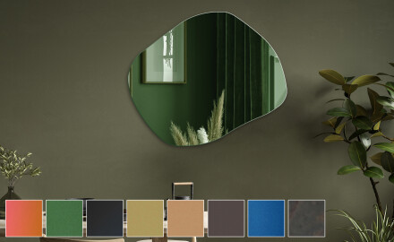 Irregular hanging mirror decor L181