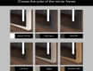 Rectangular Bathroom Mirror With LED Light FrameLine L134 #2