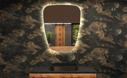 Irregular Mirror LED Lighted decorative design Z221